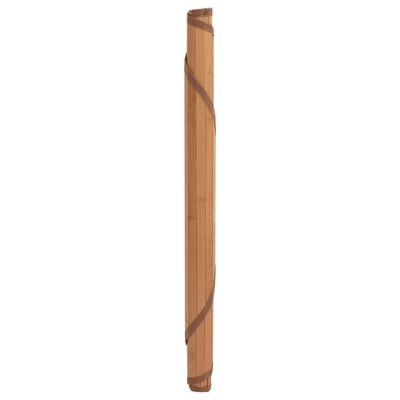 vidaXL Tapete redondo 60 cm bambu natural