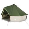 vidaXL Tenda familiar tipi para 6 pessoas imperme&aacute;vel verde