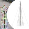 vidaXL &Aacute;rvore de Natal LED com Spikes 1534 LEDs Coloridos 500 cm
