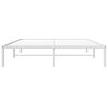 vidaXL Estrutura de cama 160x200 cm metal branco