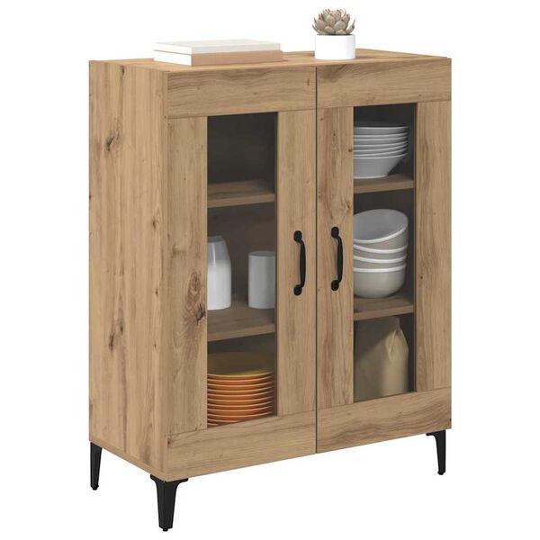 vidaXL Buffet Carvalho Artesanal 69,5 x 34 x 90 cm