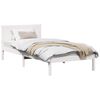 vidaXL Estrutura da Cama Branco 100 x 200 cm Madeira de pinho maci&ccedil;a