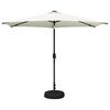 vidaXL Parasol de Jardim com Luzes LED e Base 300 x 300 cm Poli&eacute;ster