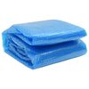 vidaXL Pel&iacute;cula para piscina PE solar flutuante redondo 381 cm azul