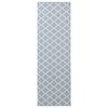 vidaXL Passadeira ORIZ 1150 gsm Cinza e Branco