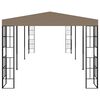 vidaXL Gazebo 6x3 m cinzento-acastanhado