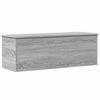 vidaXL Caixa de arruma&ccedil;&atilde;o 102x35x35 cm derivados madeira cinza sonoma