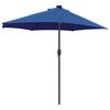 vidaXL Guarda-sol de Jardim Azul Azur 294 x 150 x 223 cm