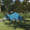 vidaXL Tenda Teepee com telhado Azul e Cinza 600 x 600 x 347 cm
