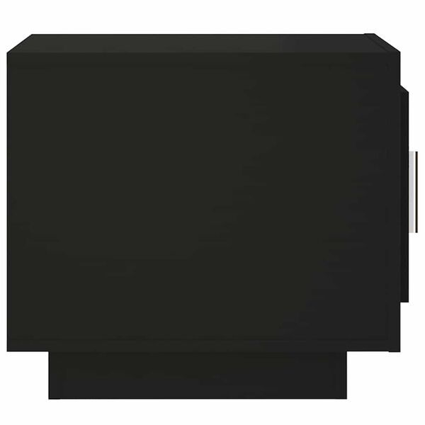 vidaXL Mesa de centro 51x50x45 cm madeira processada preto