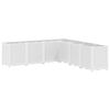 vidaXL Vaso/floreira 160x160x53 cm PP branco