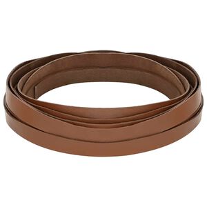 vidaXL Pulseira de Couro 1 Castanho 200 x 1,5 cm Couro