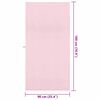 vidaXL Toalhas Esportivas 2 pcs Rosa 180 x 90 cm Poli&eacute;ster e poliamida