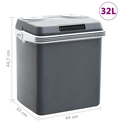 vidaXL Refrigerador/mala térmica portátil 32 L 12 V 230 V A ++