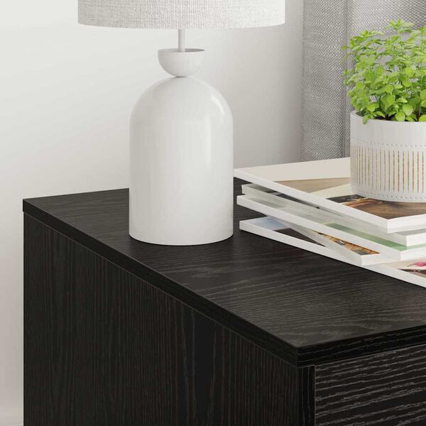 vidaXL Abrigo para Caixa de Areia para Gatos Carvalho Preto