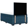 vidaXL Cama boxspring com colch&atilde;o 120x190 cm veludo azul
