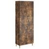 vidaXL Conjunto de Gabinete 2 unid. Carvalho Fumado