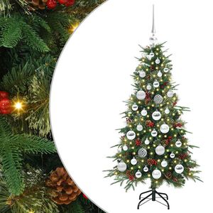 vidaXL &Aacute;rvore de Natal Articulada Artificial Verde 120 cm PE e PVC
