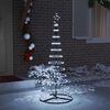 vidaXL &Aacute;rvore de Natal LED com 230 LEDs Branco frio 184.5 cm Metal