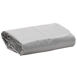 vidaXL Lona 1x2,5 m 650 g/m&sup2; cinzento