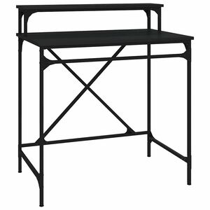vidaXL Secret&aacute;ria 80x50x90 cm derivados de madeira e ferro preto