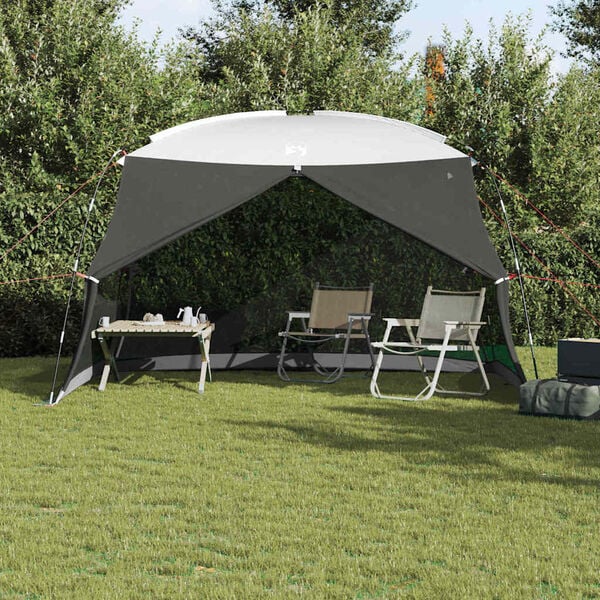 vidaXL Tenda mosquiteira com telhado Cinzeto 380 x 380 x 225 cm
