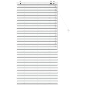 vidaXL Cortina Veneziana Branco 95 x 160 cm 35 mm