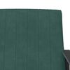 vidaXL poltrona Verde Escuro 59 x 75 x 78 cm Veludo