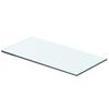 vidaXL Prateleira de vidro 40x15 cm transparente