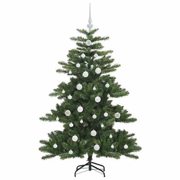 vidaXL &Aacute;rvore de Natal Articulada Artificial Verde 150 cm PVC e A&ccedil;o