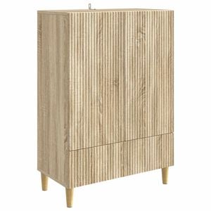 vidaXL Buffet Carvalho Sonoma 66 x 34,5 x 95 cm Derivados de Madeira