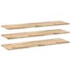 vidaXL Prateleira flutuante 3pcs 160x40x2cm ac&aacute;cia maci&ccedil;a n&atilde;o tratada