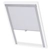 vidaXL Persiana de enrolar opaca branco PK08, GGL e GGU