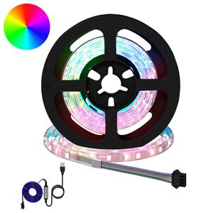 vidaXL Fita LED 2 unid. Preto e Transparente Cobre e Pl&aacute;stico