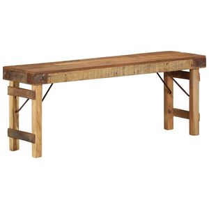 vidaXL banco Natural 110 x 35 x 46 cm Madeira Velha Recuperada
