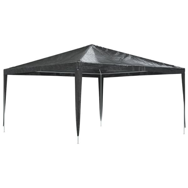 vidaXL Tenda para festas 4x4 m 90 g/m² antracite