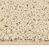vidaXL Tapete shaggy 200x290 cm antiderrapante cor creme