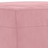 vidaXL 3 pcs conjunto de sof&aacute;s com almofad&otilde;es veludo rosa