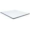 vidaXL Cama boxspring 200x200 cm tecido cinzento-escuro
