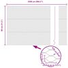 vidaXL Poste de Cerca Prateado 50 x 0,8 m (malha de 36 mm) A&ccedil;o