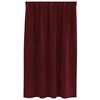vidaXL Cortinas opacas 2 pcs Vinho Vermelho 140 x 140 cm Veludo