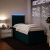 vidaXL Cama boxspring com colchão 80x200 cm veludo azul