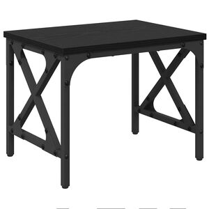 vidaXL Suporte para Impressora Carvalho Preto 40 x 30 x 31 cm