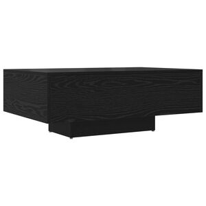 vidaXL Mesa de centro Carvalho Preto 85 x 55 x 31 cm