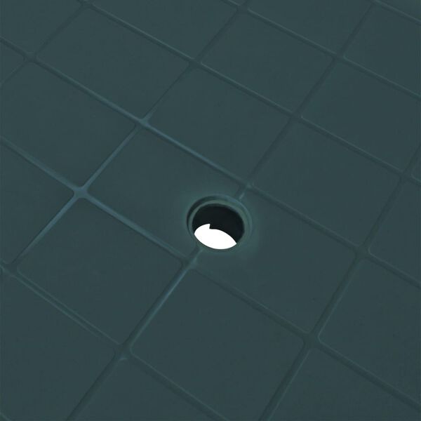 vidaXL Mesa de jardim 101x68x72 cm plástico verde