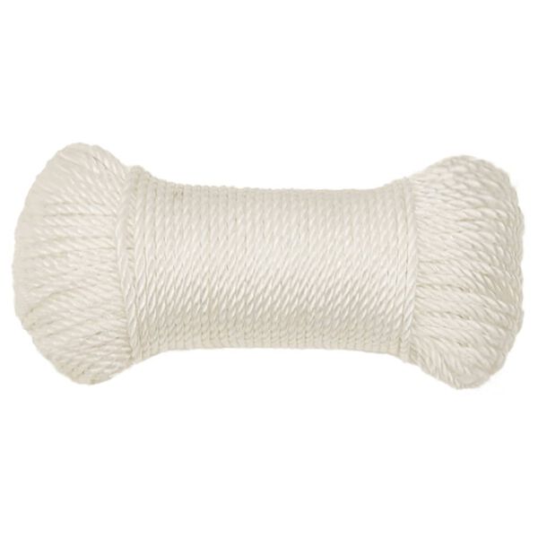 vidaXL Corda de trabalho 8 mm 25 m polipropileno branco