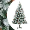 vidaXL &Aacute;rvore de Natal artificial articulada c/ pinhas e bagas 210 cm