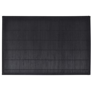 Individuais de mesa em bambu 6 pcs 30 x 45 cm preto