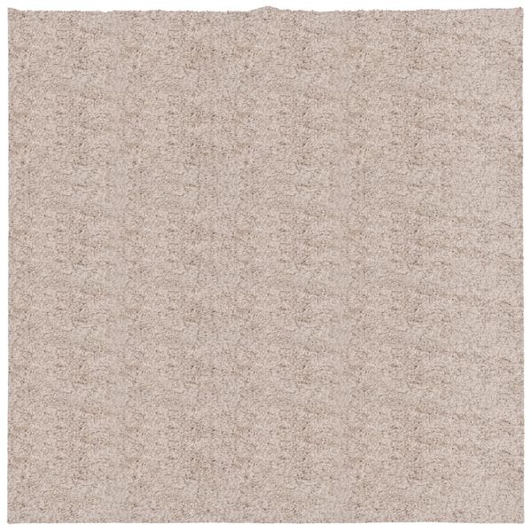 vidaXL Tapete shaggy de pelo alto PAMPLONA 160x160 cm bege