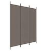 vidaXL Biombo/divis&oacute;ria com 3 pain&eacute;is 150x220 cm tecido antracite